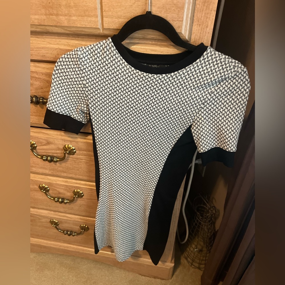 Top shop petite tight bodycon dress size US 0